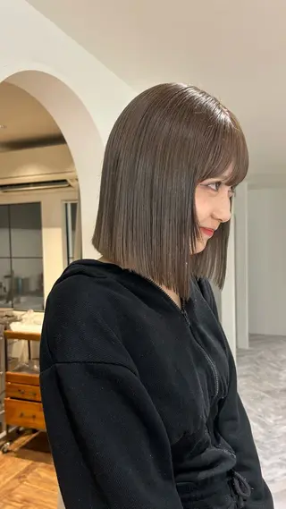 ショート カラー じゅわっと暖色カラー 🍊Moemiのヘアスタイル