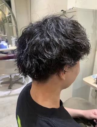 ショート パーマ メンズ支持率NO.1 🔥Ai 北千住店のヘアスタイル