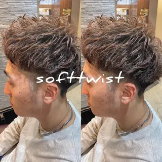 パーマ メンズ 仙台/メンズ/ フェザー/リョウのヘアスタイル