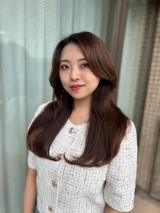 ロング 🧊🪞透明感カラー himeのヘアスタイル