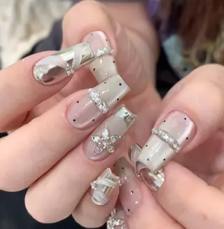 ネイル By moonネイル 🌷ワンホン/韓国風のネイルデザイン