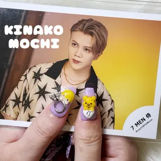 ネイル Nail Salon  Soleil所属・SOLEIL☀️｡ﾟ ワンホン/推し活のネイルデザイン