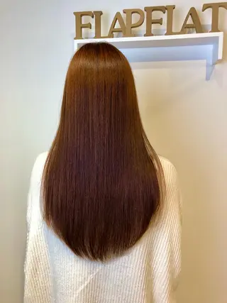 ロング カラー 青野 文香のヘアスタイル