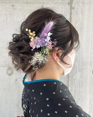 ヘアアレンジ 女性に人気♪ はやしほのかのヘアスタイル