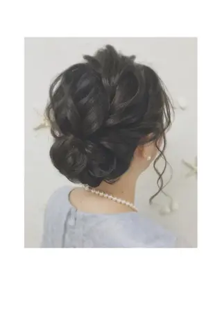 セミロング ヘアアレンジ kamata melanieのヘアスタイル