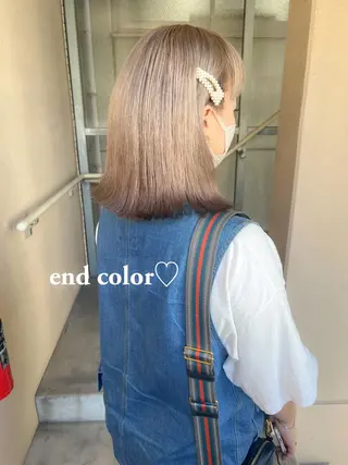 ミディアム カラー カラーパティシエ facce🌼ikoのヘアスタイル