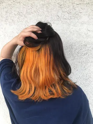 セミロング カラー メンズサロンロス【LOSS】所属・メンズパーマ/新潟駅 NOBUTA🔥のヘアスタイル