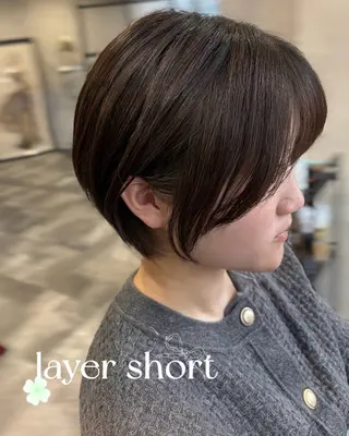 ショート 落合 ちりのヘアスタイル