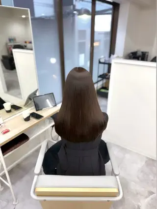 セミロング カラー 髪質改善Acero. shoyaのヘアスタイル