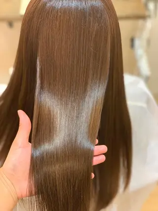 セミロング 井上 涼花のヘアスタイル