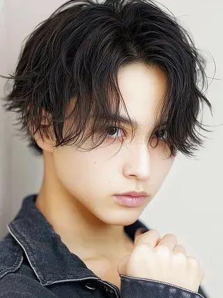 ミディアム 髪質改善 安田萌吾のヘアスタイル