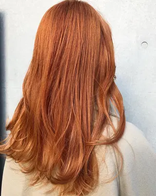 セミロング カラー edge.所属・くまがい みゆ【edge.】のヘアスタイル