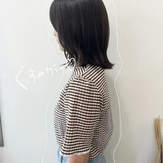 ミディアム カラー お洒落パーマ/ 艶カラー/michiのヘアスタイル