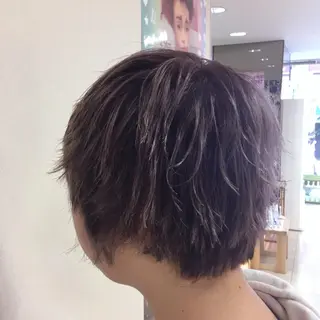 ショート カラー ヘアアレンジ 【Sweep】おじま のぞみのヘアスタイル