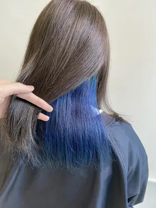 ロング カラー メンズ縮毛矯正 ♠️店長下平隼人のヘアスタイル