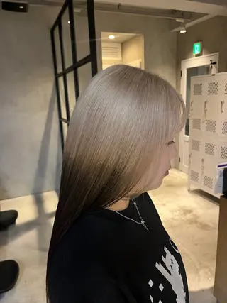 セミロング カラー elima 調布所属・ちせ/ 透明感カラー /調布˚ 🦢₊✧のヘアスタイル