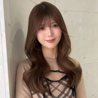 ロング カラー 柔らかいガーリーヘア 🎀Mahiroのヘアスタイル