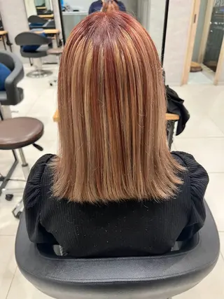 ミディアム 🤍SHIORI 💙EARTH二俣川のヘアスタイル