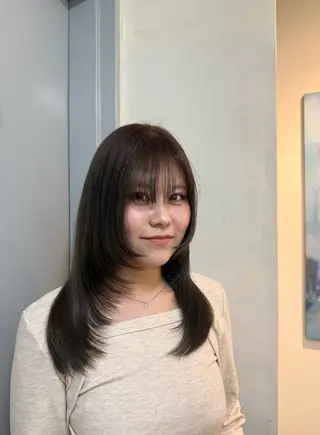 セミロング 木村 心海☆明石のヘアスタイル