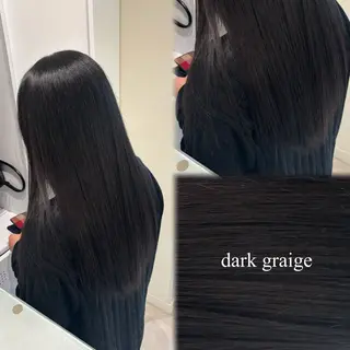 ロング カラー 髪質改善/暗髪カラー ヘアアレンジ/スミレのヘアスタイル