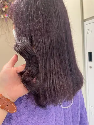 セミロング カラー ボブ/インナーカラー /眉毛/Miyuのヘアスタイル