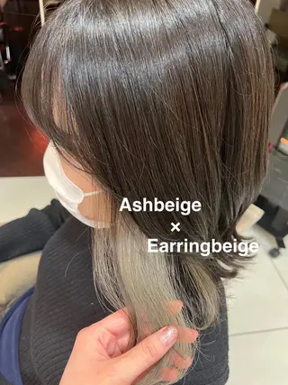 ミディアム カラー なつな/ 透明感カラーのヘアスタイル