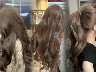 カラー ❤️ブリーチなし💚 ダブルカラー平野実花のヘアスタイル