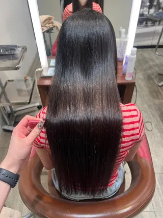 ロング パーマ ナチュラル/インナー /牧野 佑菜のヘアスタイル