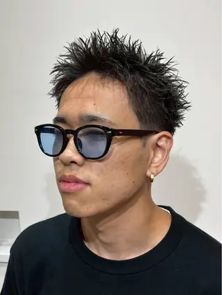 ショート メンズ 青木 真裟斗のヘアスタイル