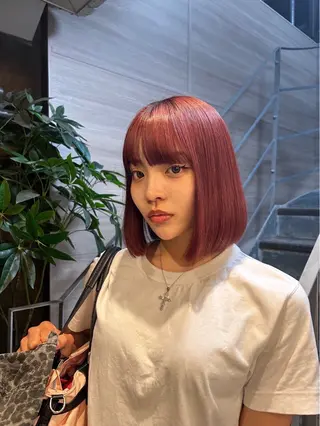 ミディアム カラー 🎀髪ツヤカラー🎀 ──. HONOKAのヘアスタイル