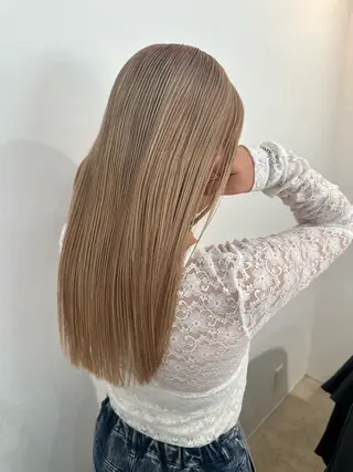 カラー YOKE 桃山台 SAKI♩ ܸのヘアスタイル