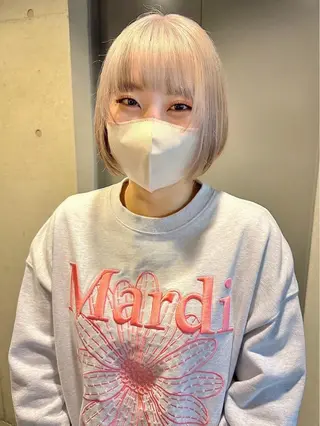 ショート カラー トレンドヘア🌿 chinariのヘアスタイル