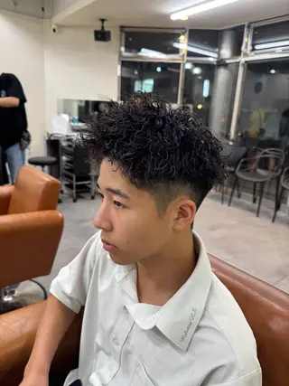 パーマ メンズ 京都駅/メンズサロン 山田司のヘアスタイル