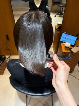 ショート パーマ 酸性ストレート/ yukinaのヘアスタイル