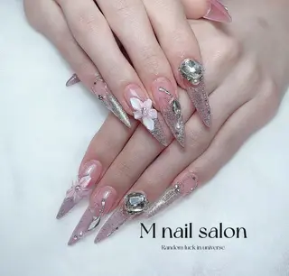 ネイル M🌷nail 長さだし専門店のネイルデザイン