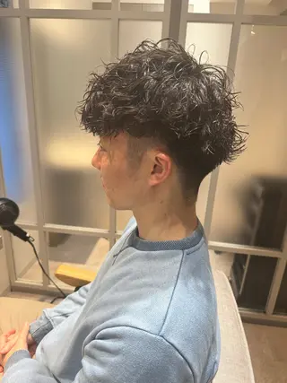 パーマ メンズ ⭕️メンズパーマ⭕️ 山口　裕太郎のヘアスタイル
