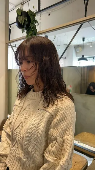 パーマ じゅわっと暖色カラー 🍊Moemiのヘアスタイル