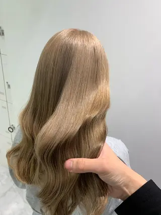 ロング I S所属・🌿透明感カラー‪ 縮毛矯正✨かずきのヘアスタイル