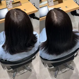 セミロング 髪質改善ヘアケア 艶髪特化/上田のヘアスタイル
