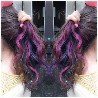 ロング カラー ヘアアレンジ Kimura Shinyaのヘアスタイル