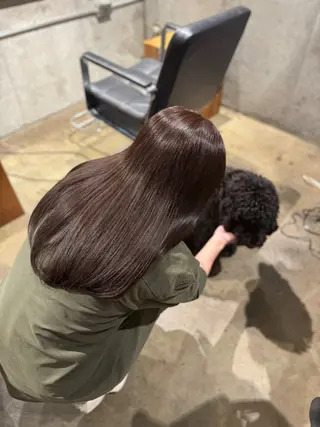 ロング カラー 染谷 奈保のヘアスタイル