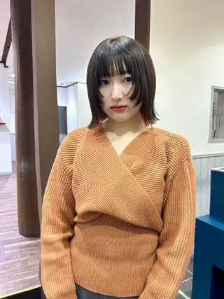 ショート カラー LA PENSEE BRUN/ゆりかのヘアスタイル