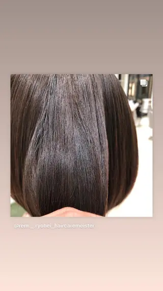 ミディアム カラー パーマ マツエク・マツパ 堀井 凌平のヘアスタイル