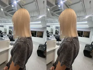 ミディアム カラー PELE所属・盛れる💖ミルクティ ー💍🎀yuiのヘアスタイル