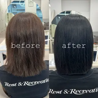 ショート カラー 美髪矯正/髪質改善/ 艶髪🤍伊藤梨紗のヘアスタイル