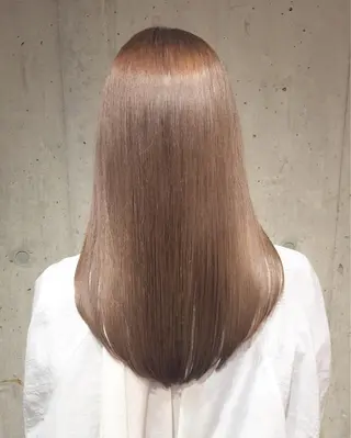 ショート ミディアム セミロング ロング カラー パーマ ヘアアレンジ メンズ キッズ ネイル マツエク・マツパ 韓国風×透明感カラー 髪質改善オタベシンヤのヘアスタイル