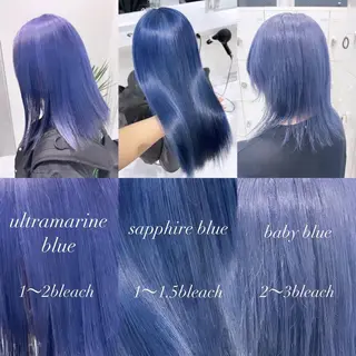 ロング カラー 𝘳𝘺𝘰𝘬𝘢 髪質改善／ブリーチのヘアスタイル