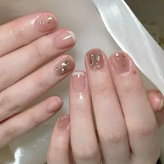 ネイル By moonネイル 🌷ワンホン/韓国風のネイルデザイン