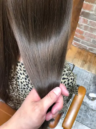 ロング カラー パーマ 新宿✨顔周りカット 韓国ヘア/坂本亜裟海のヘアスタイル