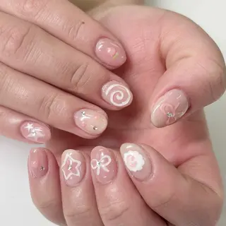 ネイル ネイルサロンアジアン池袋店所属・林 夏萌のネイルデザイン